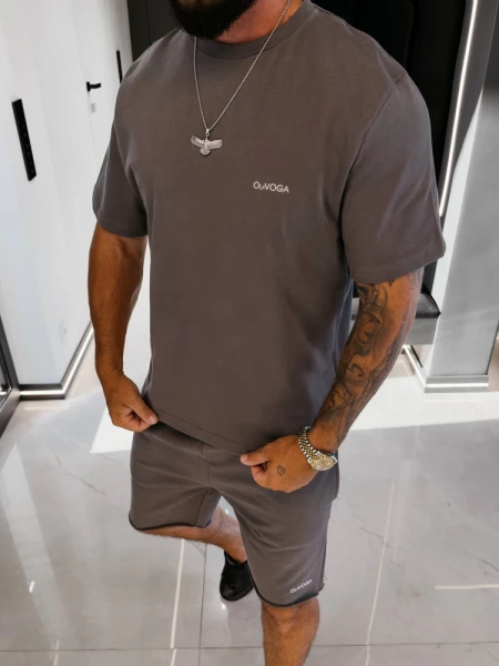 Komplet męski OLAVOGA BELIN 2026 grafit - maWer Fashion