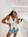 Bluzka damska OLAVOGA VISOLA 2026 biała - maWer Fashion