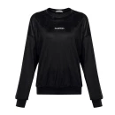 Welurowy komplet damski OLAVOGA VELVET ASH 2025 - czarny - maWer Fashion