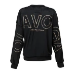 Welurowy komplet damski OLAVOGA VELVET ASH 2025 - czarny - maWer Fashion