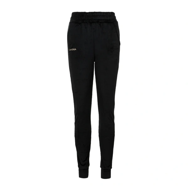 Welurowy komplet damski OLAVOGA VELVET ASH 2025 - czarny - maWer Fashion