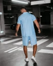 Komplet męski OLAVOGA HEARTS 2025 błękit - maWer Fashion