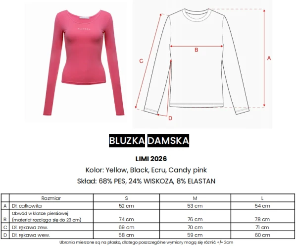 Bluzka damska OLAVOGA LIMI 2026 ecru - maWer Fashion