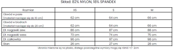 Legginsy damskie OLAVOGA LARIX 2025 beżowe - maWer Fashion