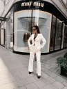 Komplet damski OLAVOGA TRACY 2026 ecru - maWer Fashion