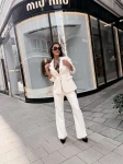 Komplet damski OLAVOGA TRACY 2026 ecru - maWer Fashion