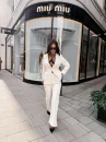Komplet damski OLAVOGA TRACY 2026 ecru - maWer Fashion