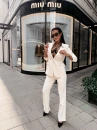 Komplet damski OLAVOGA TRACY 2026 ecru - maWer Fashion