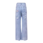 Spodnie damskie jeansy OLAVOGA VIVID 2026 jasny jeans - maWer Fashion
