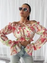 Bluzka damska OLAVOGA GENTLE 2025 spring bouquet  - maWer Fashion