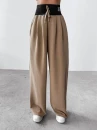 Spodnie damskie OLAVOGA XAUS 2025 beż – maWer Fashion