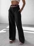 Spodnie damskie OLAVOGA SEINE 2025 czarny - maWer Fashion