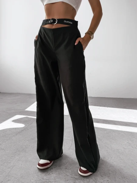 Spodnie damskie OLAVOGA SEINE 2025 czarny - maWer Fashion