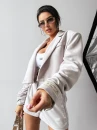 Spodenki damskie OLAVOGA TINTO 2025 szare - maWer Fashion