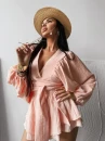 Komplet damski OLAVOGA NEGRONI 2025 brzoskwinia – maWer Fashion
