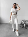 Komplet damski OLAVOGA GET OVER 2025 biały – maWer Fashion