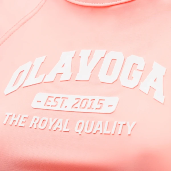Komplet damski OLAVOGA ADD 2025 łososiowy - maWer Fashion