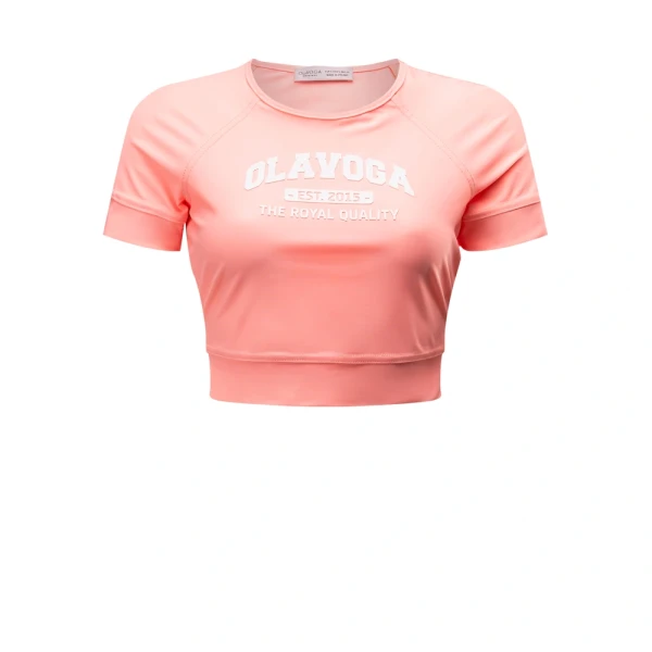 Komplet damski OLAVOGA ADD 2025 łososiowy - maWer Fashion
