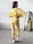 Komplet damski OLAVOGA TIPSY 2025 żółty - maWer Fashion