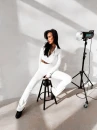 Komplet damski OLAVOGA CALMIN 2026 ecru - maWer Fashion