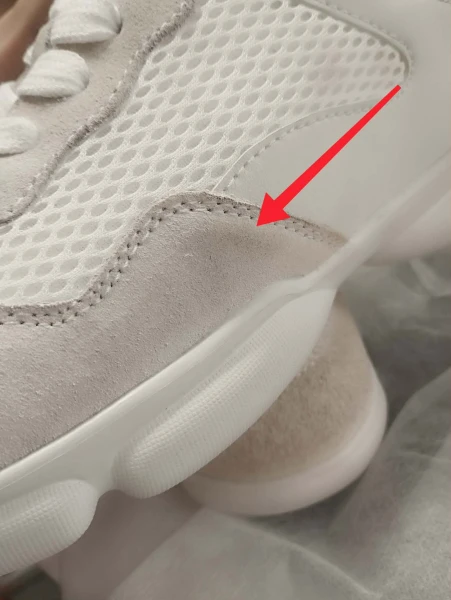 OUTLET Buty męskie sneakresy OLAVOGA ROBSON 2026 ecru - produkt ze skazą
