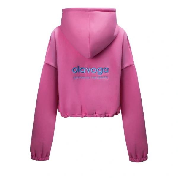 Bluza damska OLAVOGA TULIP 2026 róż - maWer Fashion