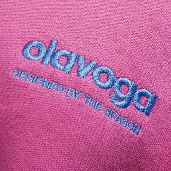 Bluza damska OLAVOGA TULIP 2026 róż - maWer Fashion