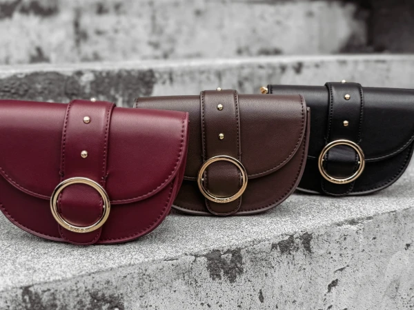 Torebka damska OLAVOGA NOVA 2025 bordo - maWer Fashion