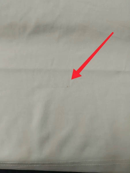 OUTLET T-shirt męski OLAVOGA SOBRE 2026 biały - produkt ze skazą