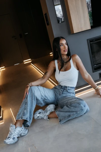 Body damskie OLAVOGA AKOPI 2026 szare - maWer Fashion
