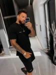 Komplet męski OLAVOGA BELIN 2026 czarny - maWer Fashion