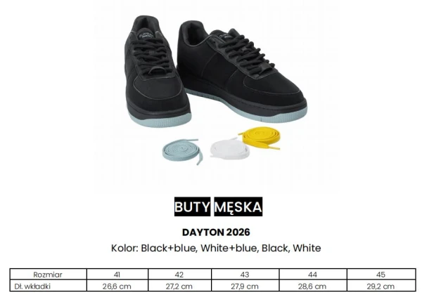 Buty męskie sneakresy OLAVOGA DAYTON 2026 białe - maWer Fashion
