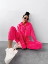 Komplet damski OLAVOGA LAGOS 2025 neon róż - maWer Fashion