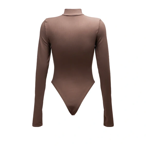 Body damskie OLAVOGA ESSENTIAL RIB 2025 latte - maWer Fashion