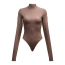 Body damskie OLAVOGA ESSENTIAL RIB 2025 latte - maWer Fashion