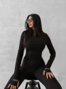 Komplet damski OLAVOGA RISALITO 2025 czarny - maWer Fashion