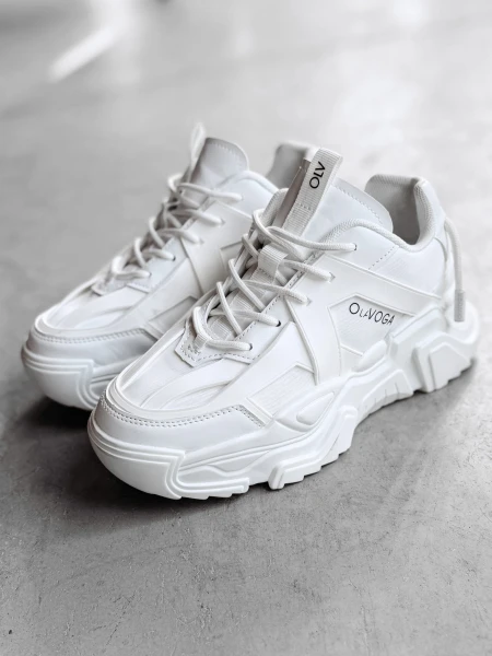Buty damskie sneakersy OLAVOGA CHROMATIC 2025 białe - mawershop