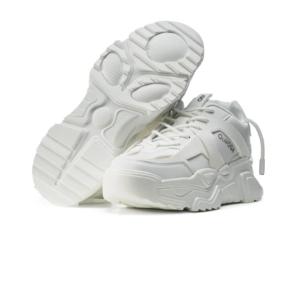 Buty damskie sneakersy OLAVOGA CHROMATIC 2025 białe - mawershop