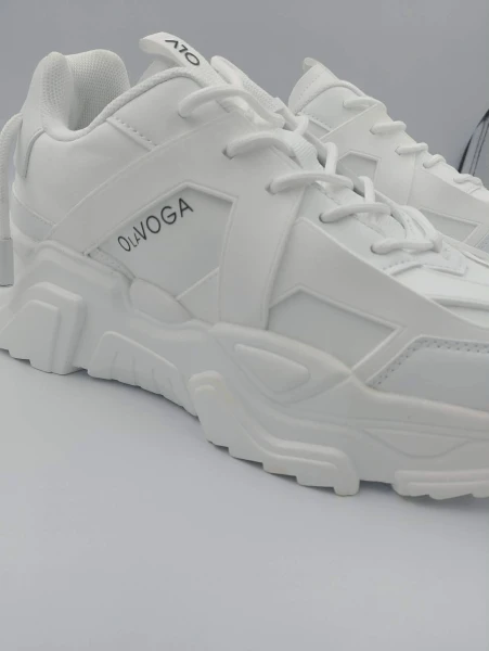 OUTLET Buty damskie sneakersy OLAVOGA CHROMATIC 2025 białe - produkt ze skazą