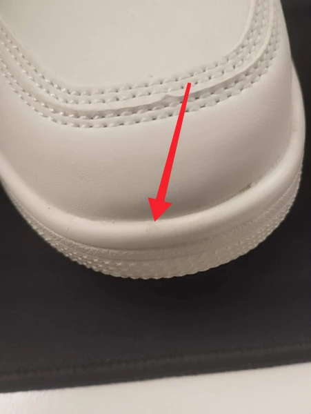 OUTLET Buty męskie sneakersy OLAVOGA SPLENDOR białe - produkt ze skazą