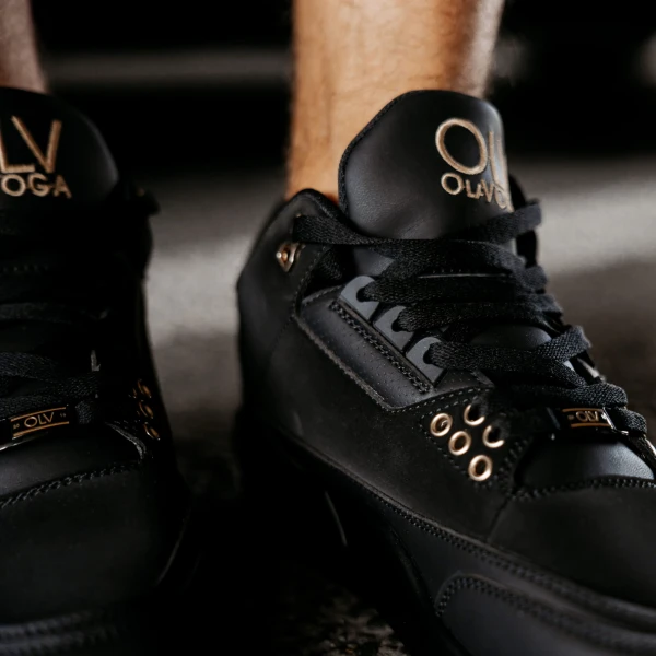 Buty męskie sneakersy OLAVOGA SPLENDOR czarne - maWer Fashion