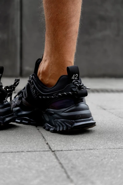 Buty męskie OLAVOGA TRACE 2 czarne odblaskowe