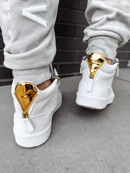 Buty męskie sneakersy OLAVOGA LUPE 2024 białe - maWer Fashion