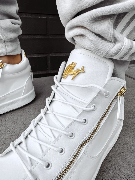 Buty męskie sneakersy OLAVOGA LUPE 2024 białe - maWer Fashion