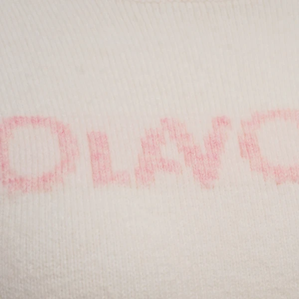 Sweter damski OLAVOGA ZAIO 2026 ecru - maWer Fashion