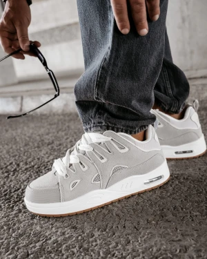 OUTLET Buty męskie sneakersy OLAVOGA AUTHENTIC 2025 szare - produkt ze skazą