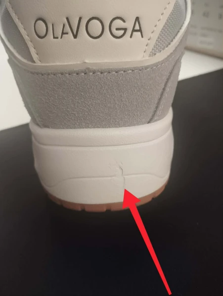OUTLET Buty męskie sneakersy OLAVOGA AUTHENTIC 2025 szare - produkt ze skazą
