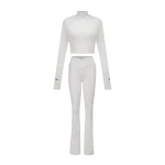 Komplet damski OLAVOGA CALMIN 2026 ecru - maWer Fashion