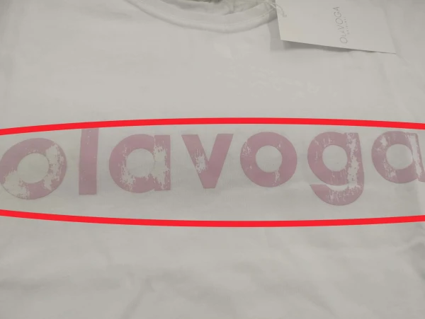 OUTLET T-shirt damski OLAVOGA COLIN 2026 ecru - produkt ze skazą