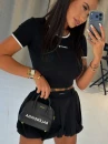 T-shirt damski OLAVOGA MALIA 2026 czarny - maWer Fashion